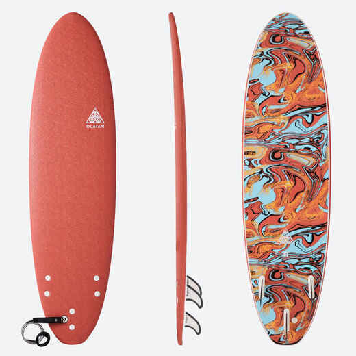 
      Foam surfboard 7' - 500 orange
  