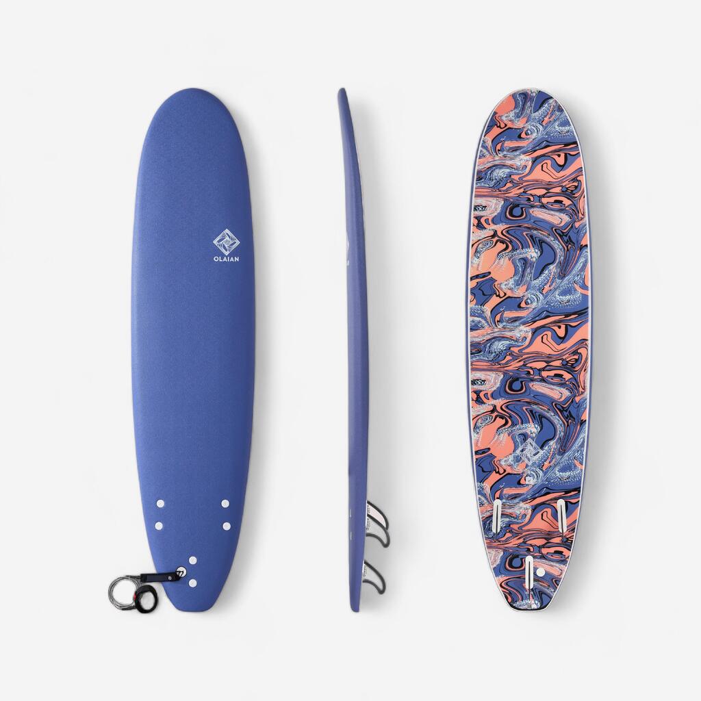 Planche de surf mousse 7'8" - 500 bleu