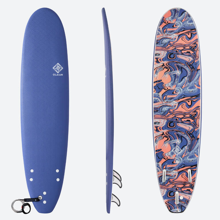 Foam surfboard 7'8_QUOTE_ - 500 blue