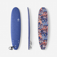 Planche de surf mousse 7&#039;8&quot; - 500 bleu