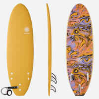 Foam Surfboard 6' - 500 yellow