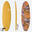 Prancha de surf em espuma 6" - 500 amarelo