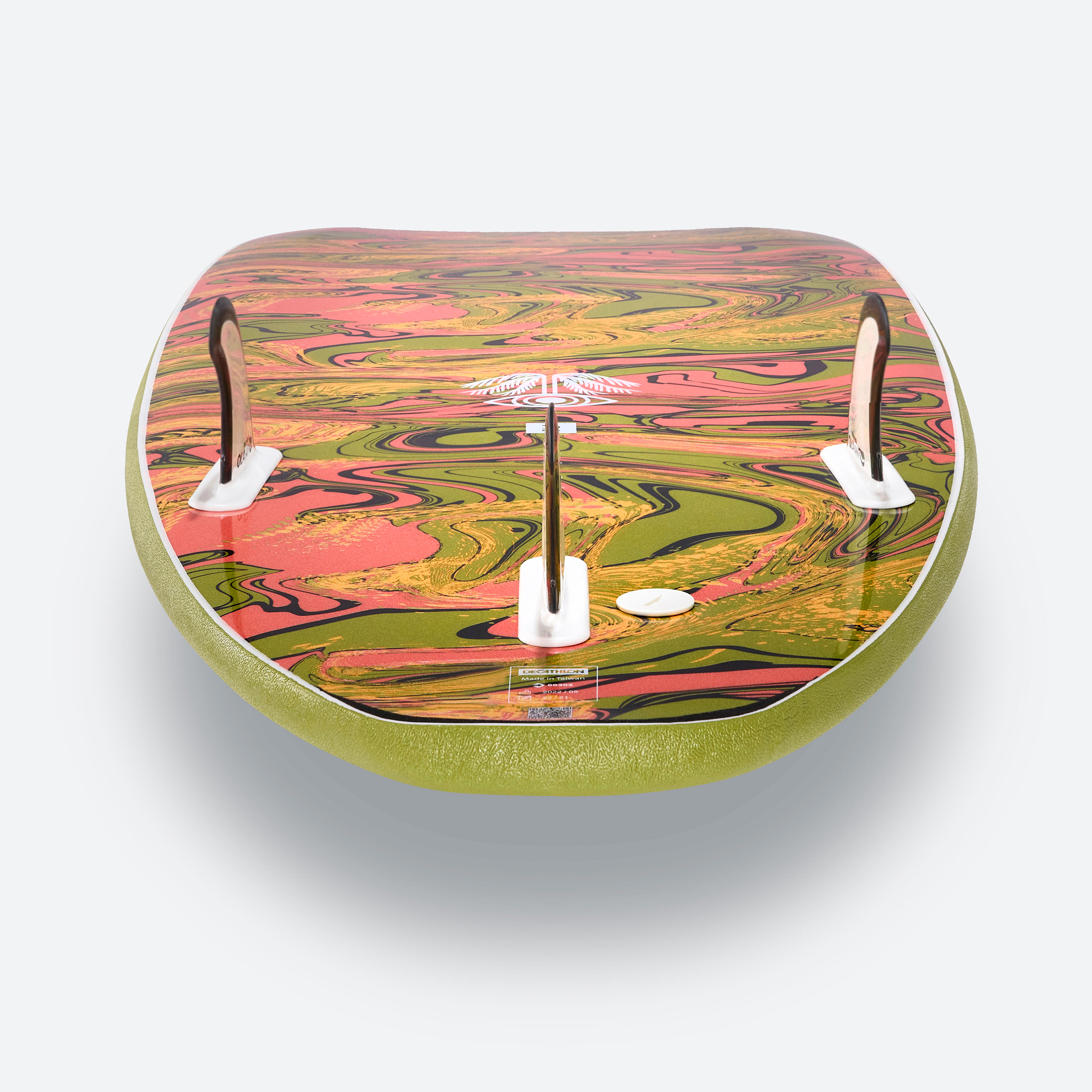 Foam surfboard 8’6” - 500 Khaki