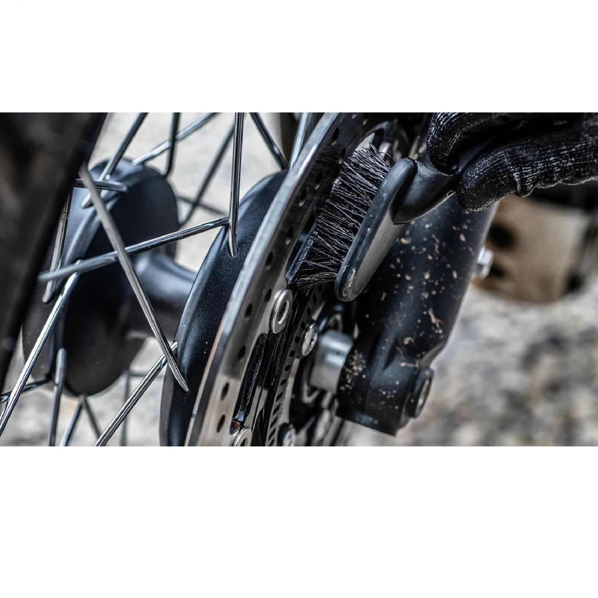 3x Premium Brush Set for Bike Cleaning 3/5