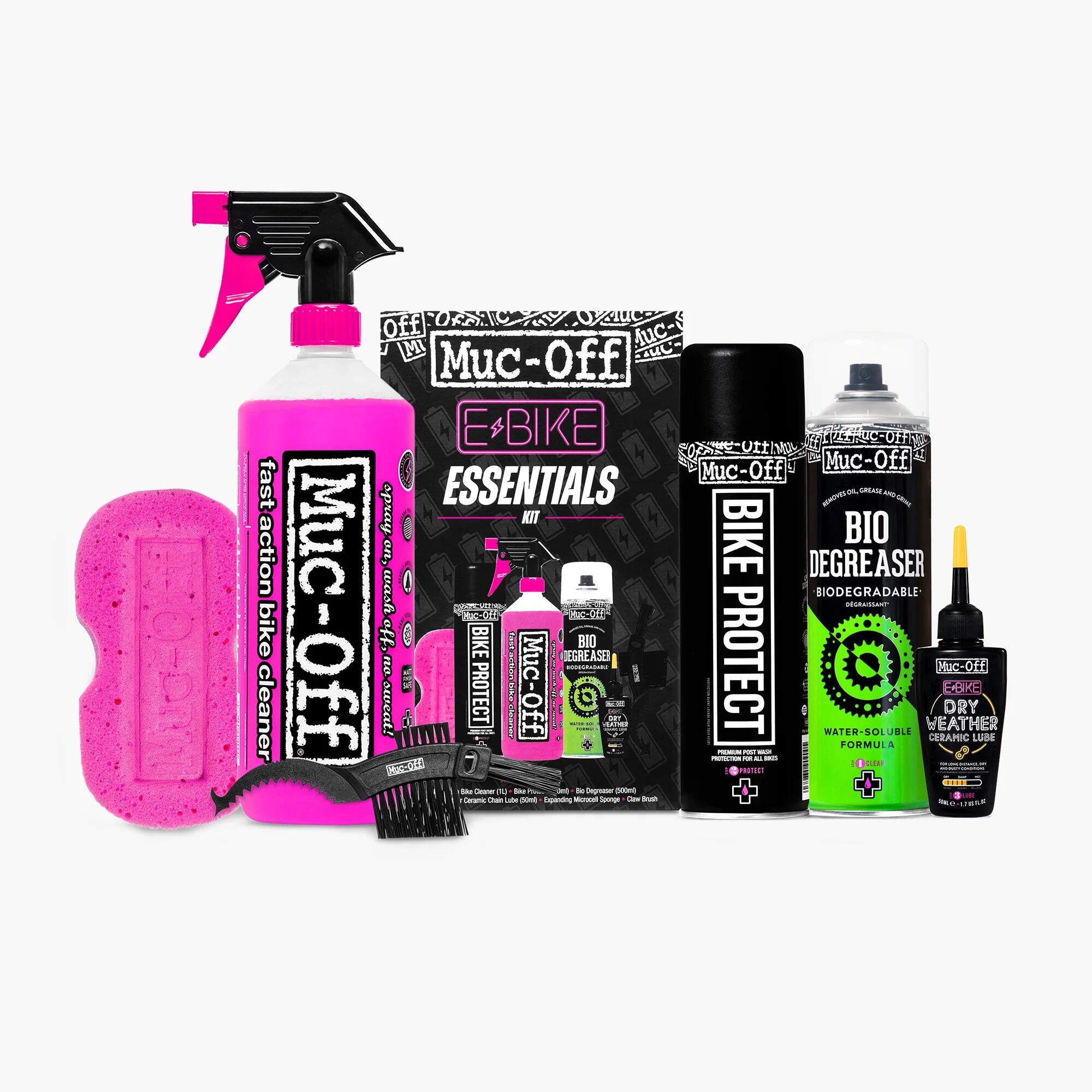 Decathlon UK Muc-Off Mucoff Ebike Essentials Kit | FREE Click & Collect at Stores and Asda. 365 Days return available.