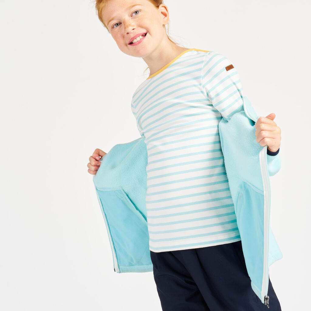 Fleecejacke Kinder warm Segeln - Sailing 100