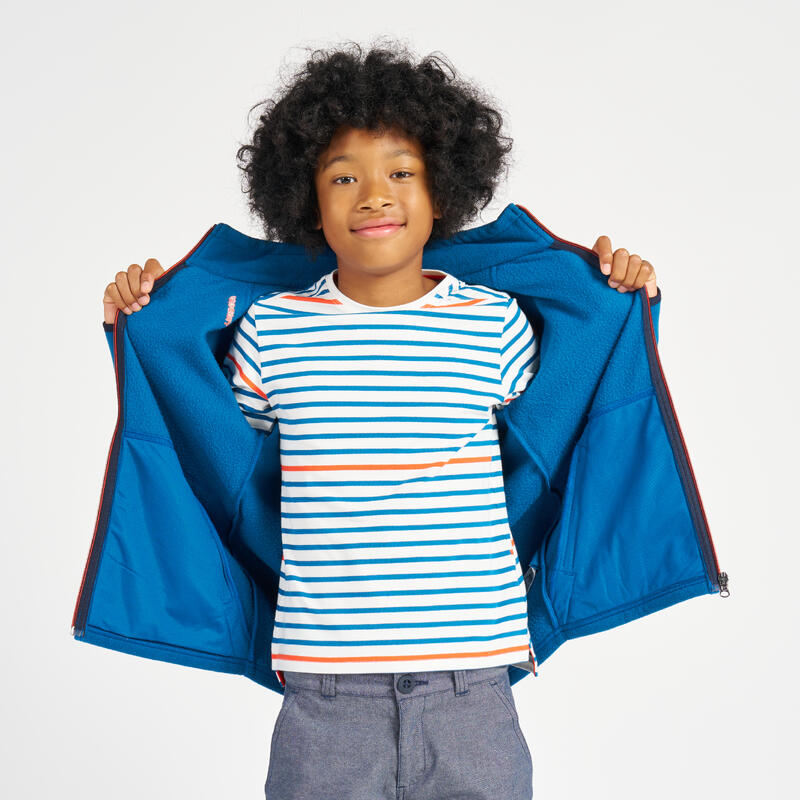 Veste polaire chaude de voile Sailing 100 Enfant