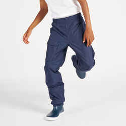 Kids' Overtrousers Sailing 100 Navy blue