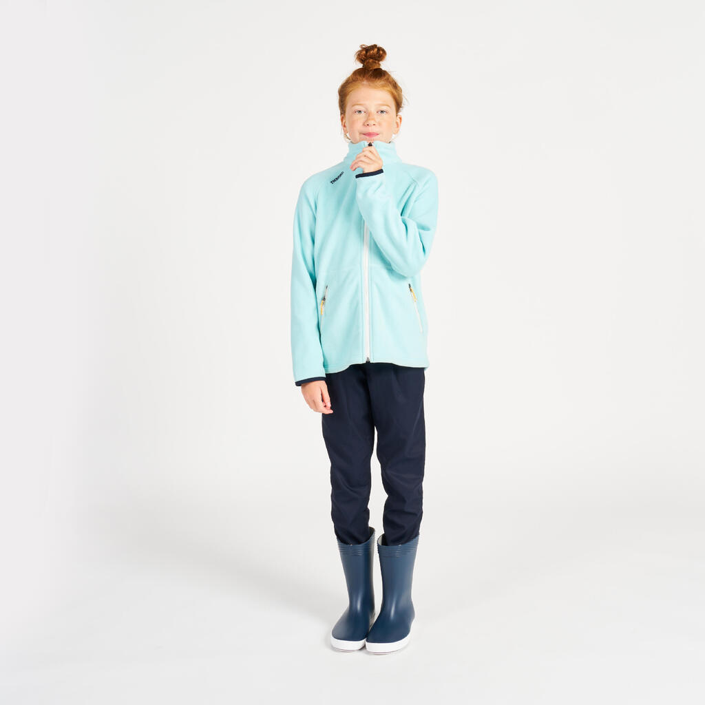 Fleecejacke Kinder warm Segeln - Sailing 100