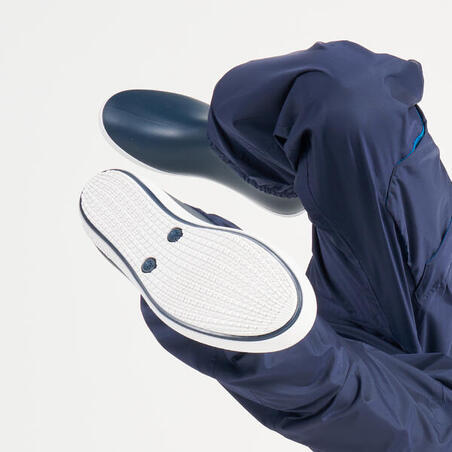 Штани верхні дитячі водонепроникні Sailing 100 темно-сині