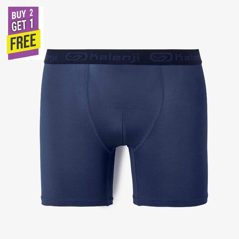 Boxer traspiranti running uomo blu