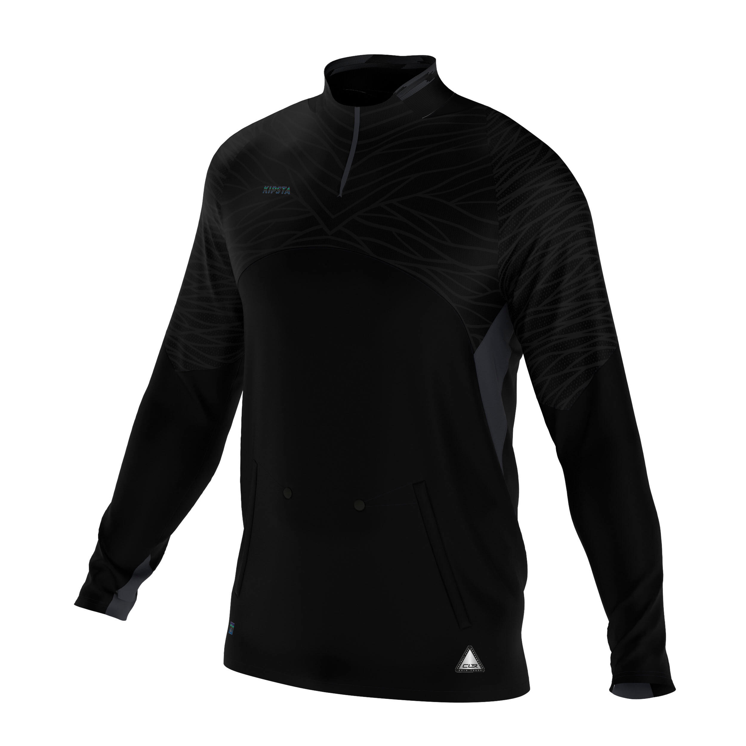 1/2 zip clr adult black