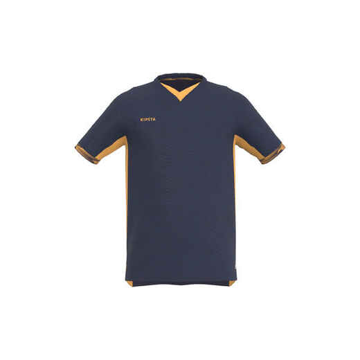 
      Kids' Short-Sleeved Football Shirt CLR - Orange/Navy
  