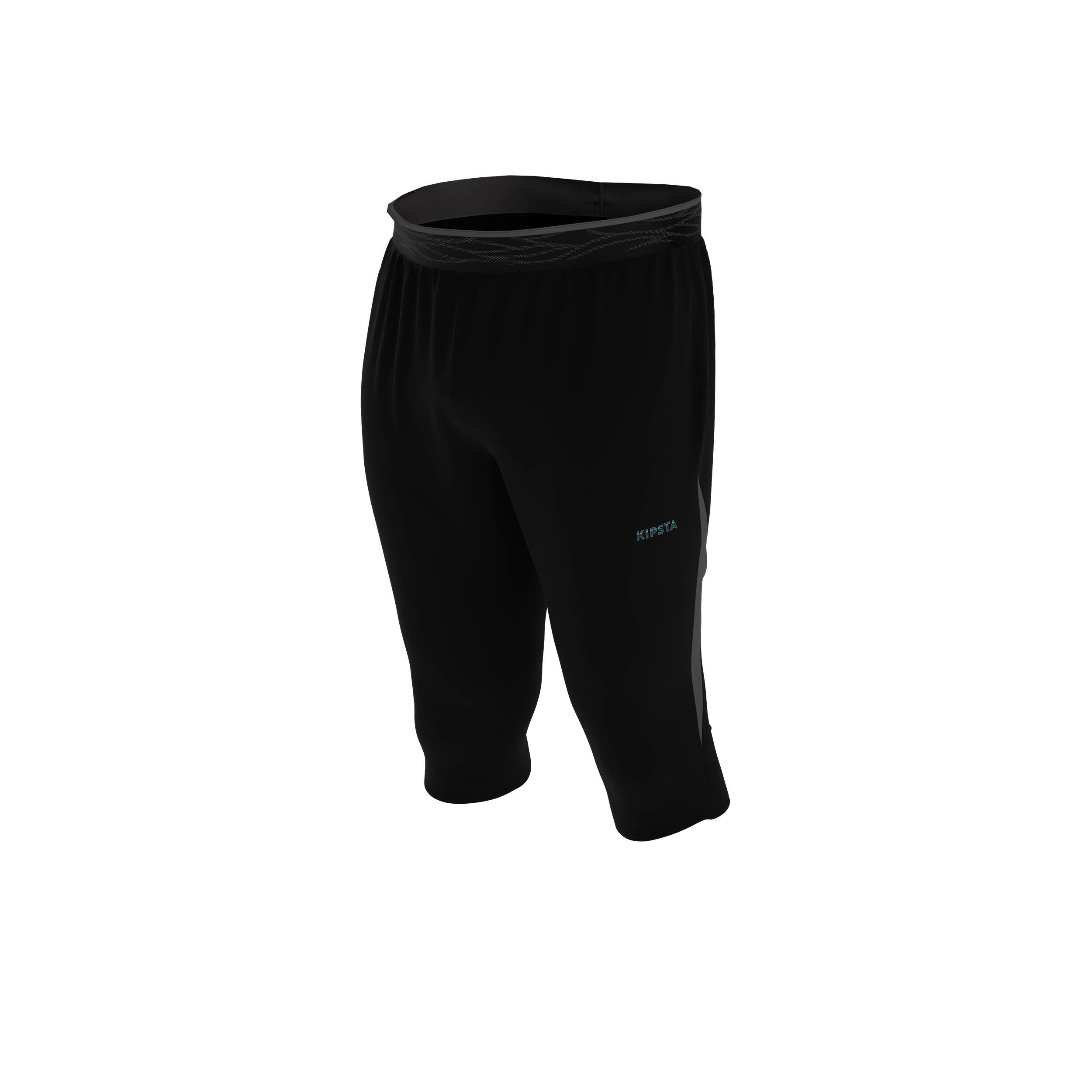 KIPSTA 3/4 Football Bottoms CLR - Black