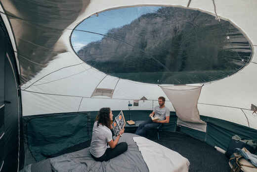 
      Campingzelt Bubble-Zelt 1 Kabine Polybaumwolle - Air Seconds Skyview 2 Personen 
  