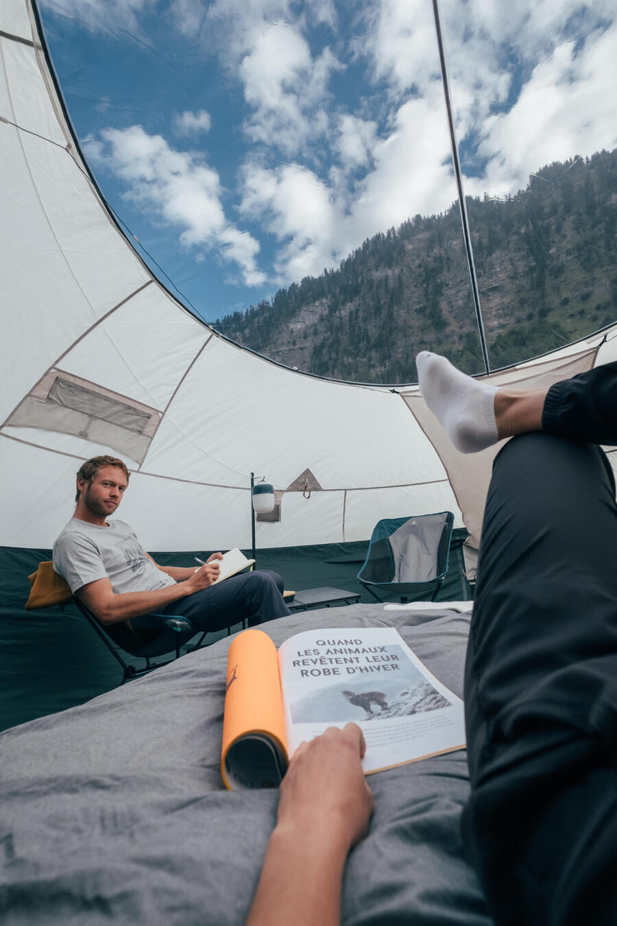 entretenir une tente gonflable de camping air seconds