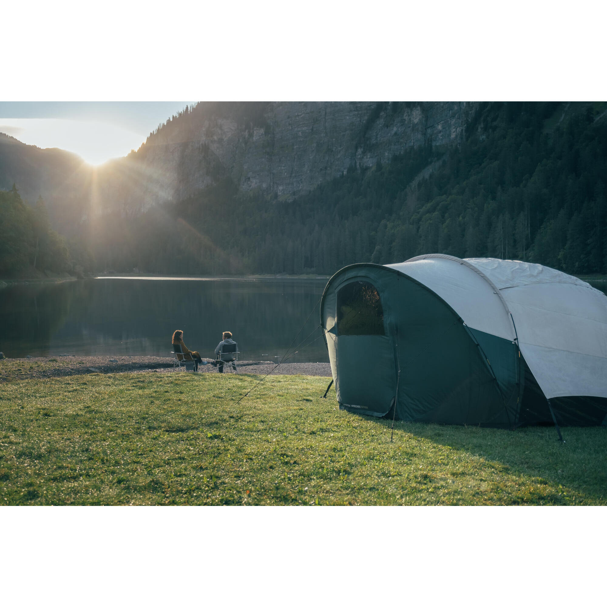 Tenda da campeggio a bolle - AirSeconds Skyview Polycoton - 2 posti letto - 1 camera da letto