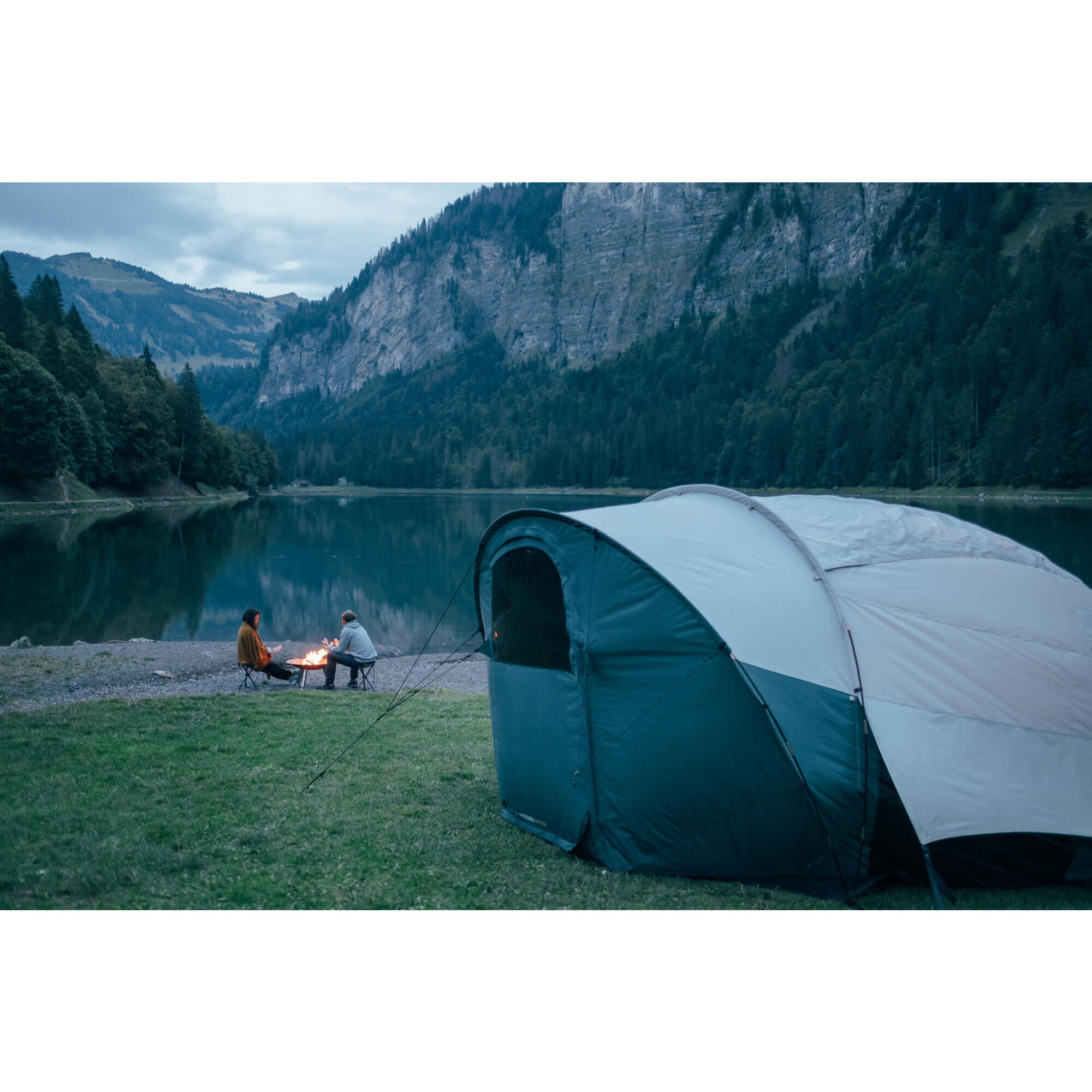 Tenda da campeggio a bolle - AirSeconds Skyview Polycoton - 2 posti letto - 1 camera da letto