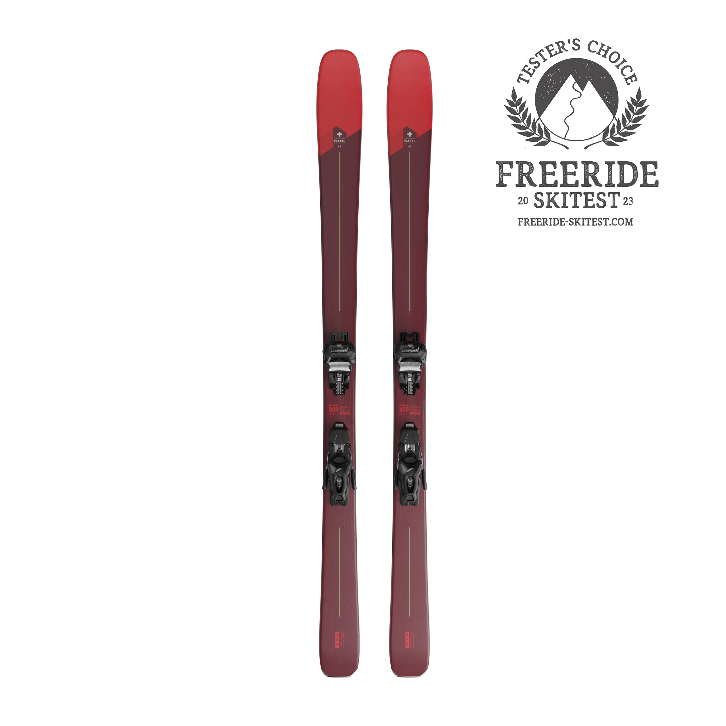 Skis hors-piste + fixations – Patrol 95 + Tyrolia Attack² 11 - WEDZE
