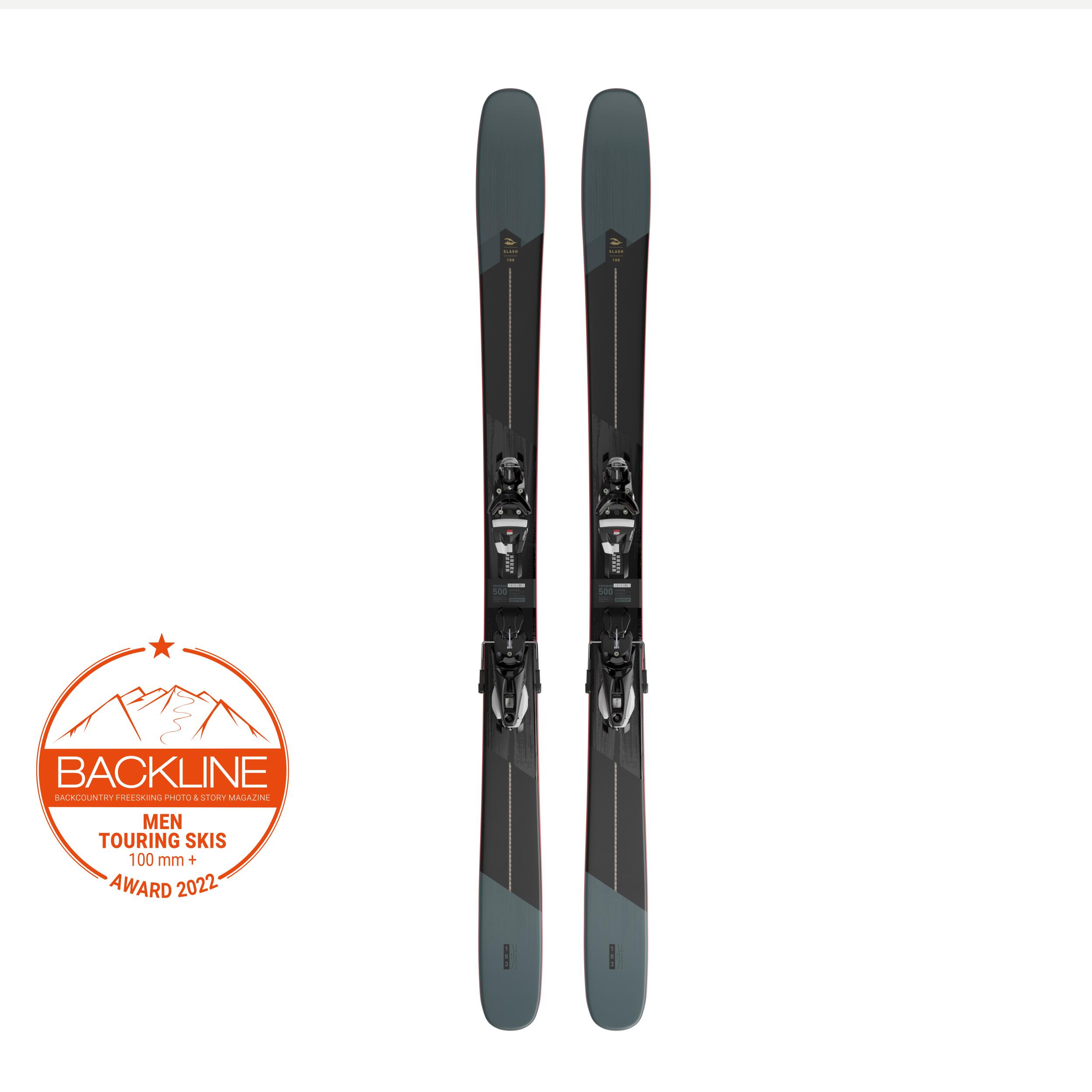 Ski Freeride Freestyle Slash 100 mit Bindung Look NX 12 Konect GW  2/18