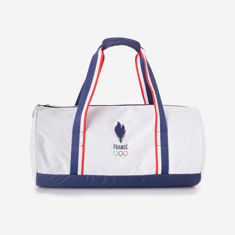 Sac de sport Duffel Equipe de France Olympique blanc