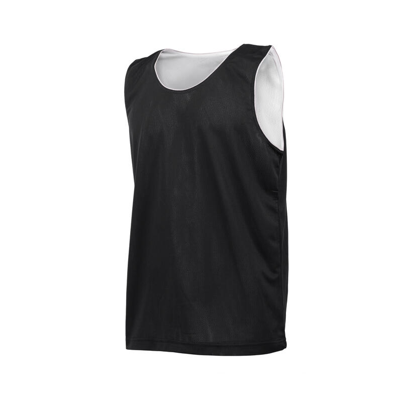 Completo basket reversibile adulto nero-bianco