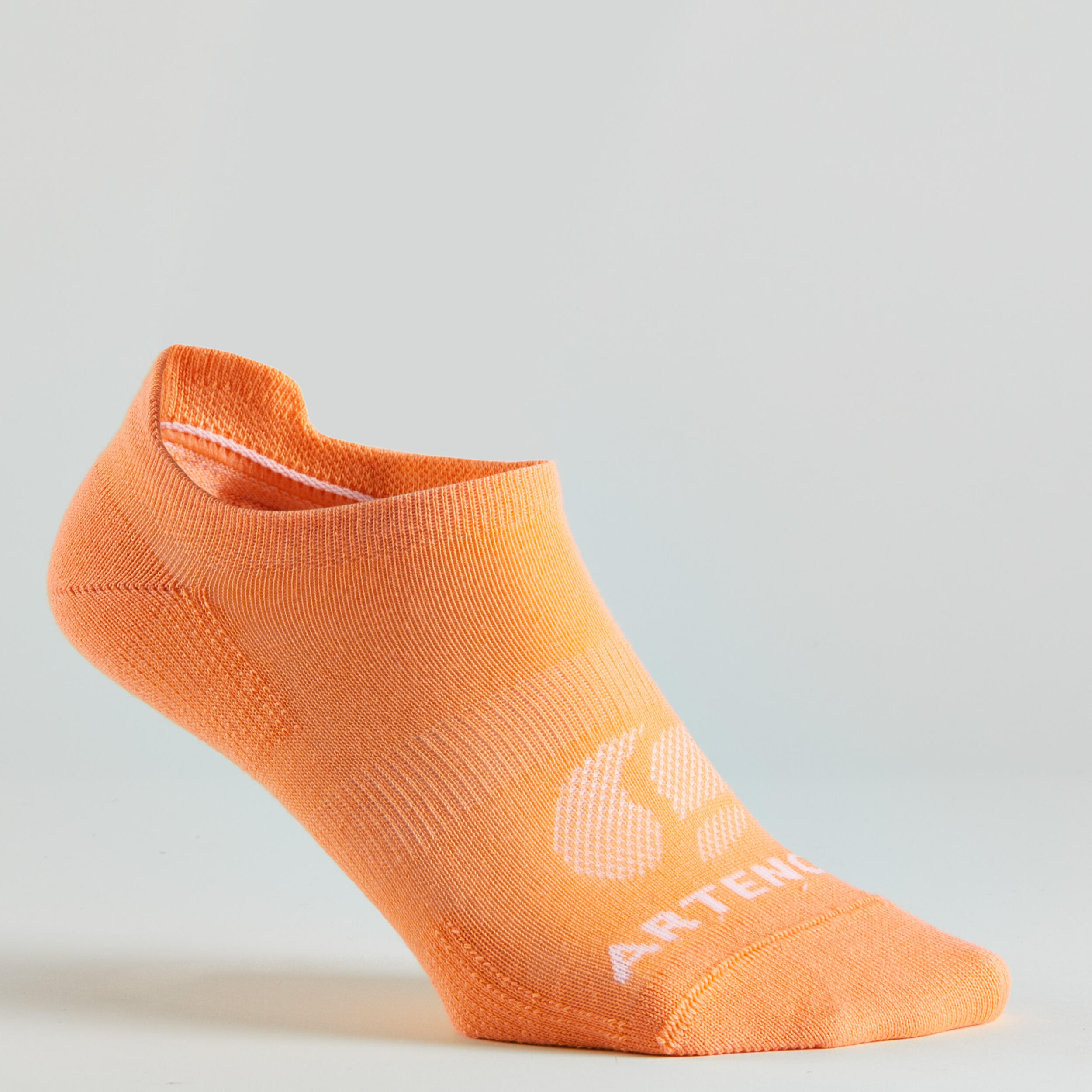 LOW SPORTS SOCKS RS 160 TRI-PACK - WHITE/ORANGE PATTERNS 11/14