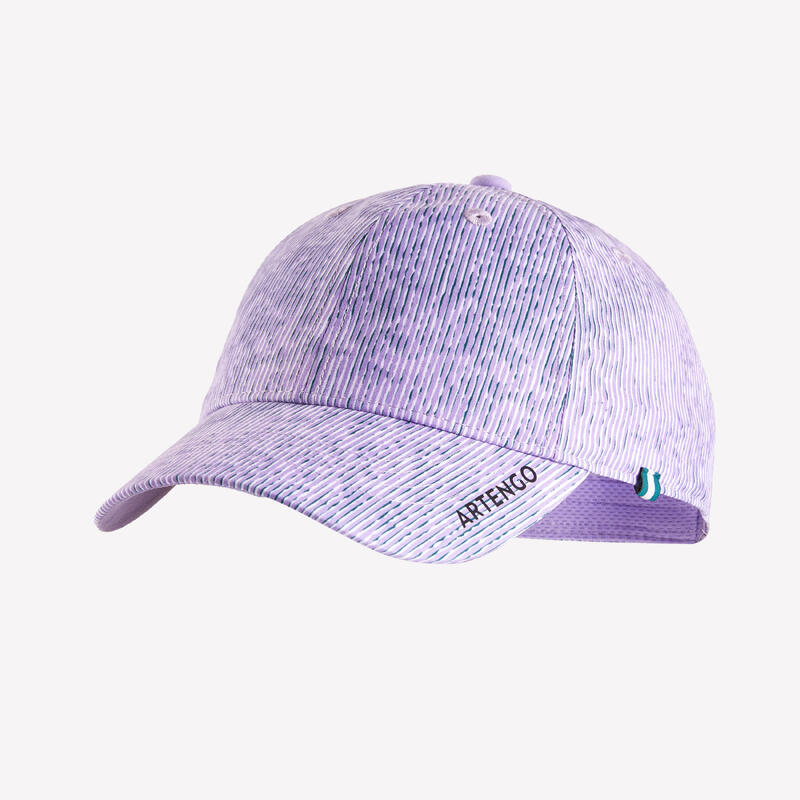 Cappellino tennis adulto TC 500 lilla-blu