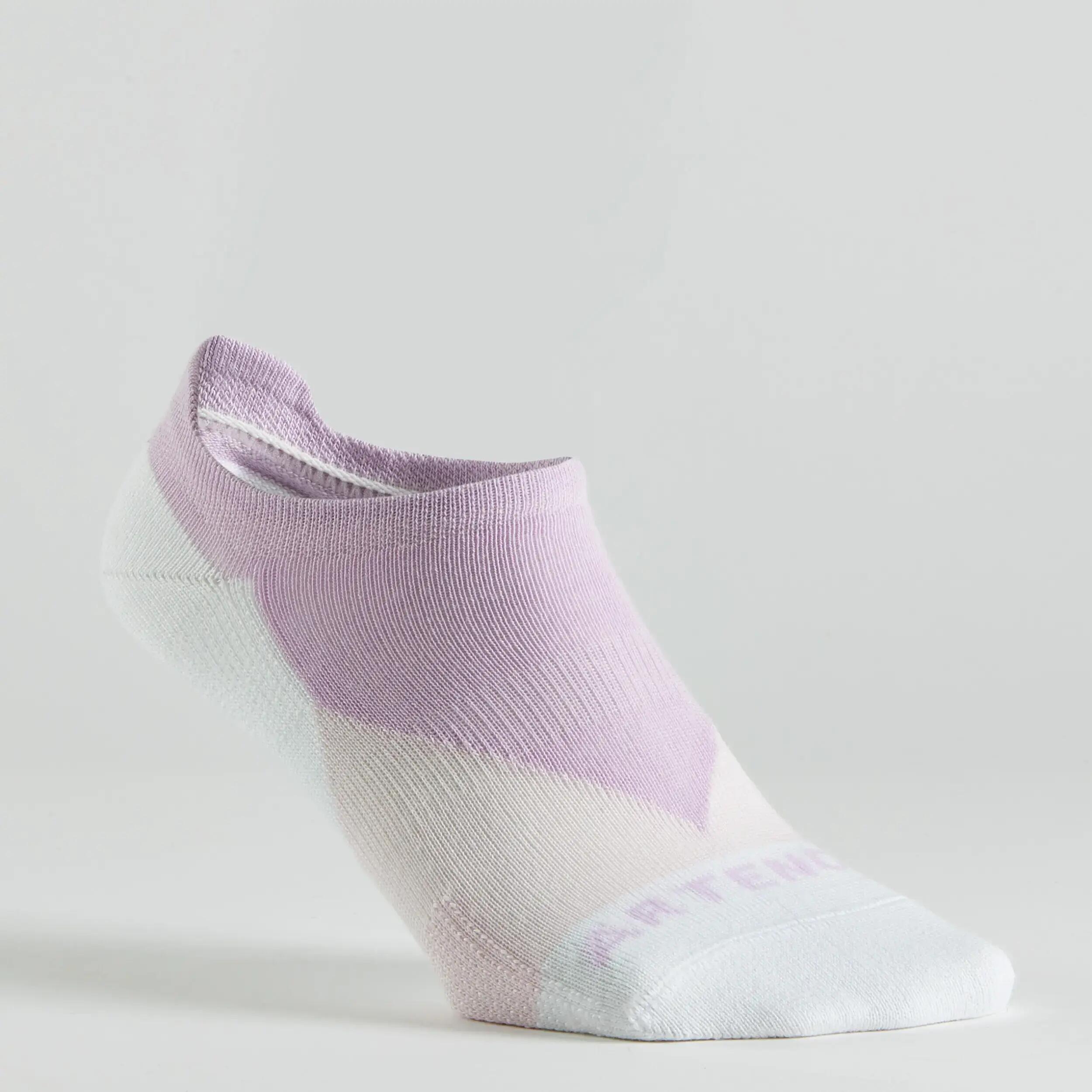 LOW SPORTS SOCKS RS 160 TRI-PACK - COLOUR BLOCK/APRICOT 7/14