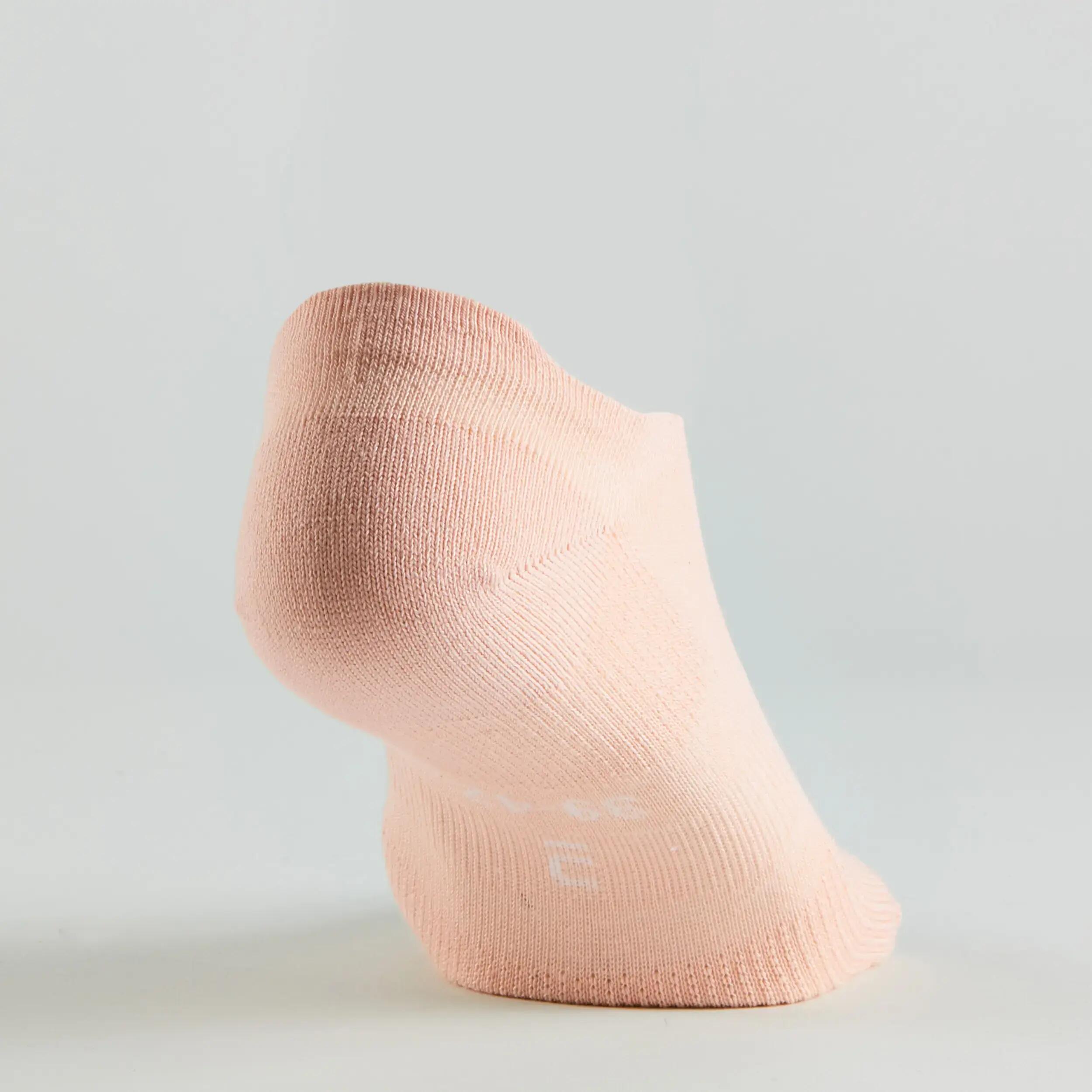 LOW SPORTS SOCKS RS 160 TRI-PACK - WHITE/ORANGE PATTERNS 9/14