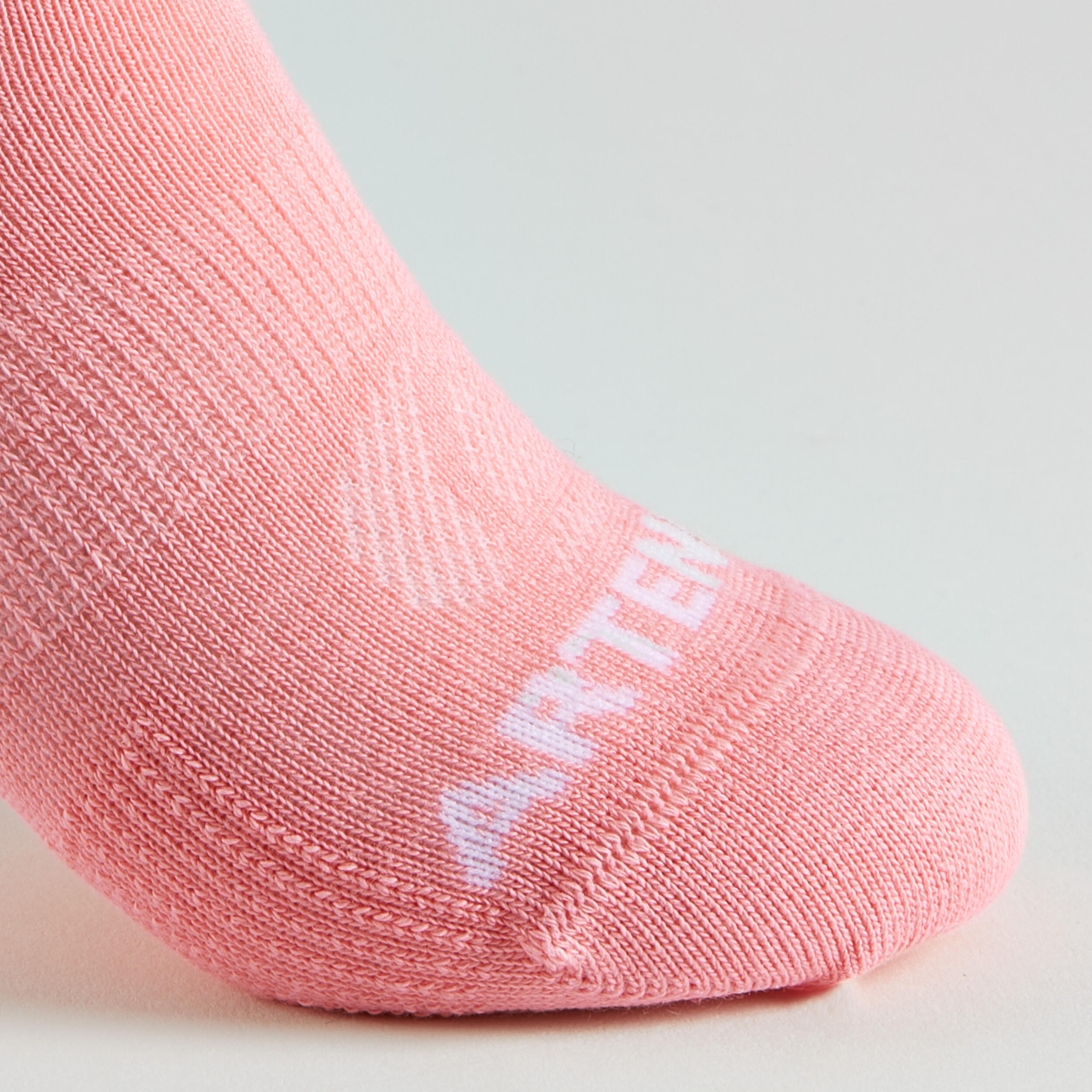 Lage tennissokken voor kinderen RS 160 roze/wit/marineblauw 3 paar 5/11