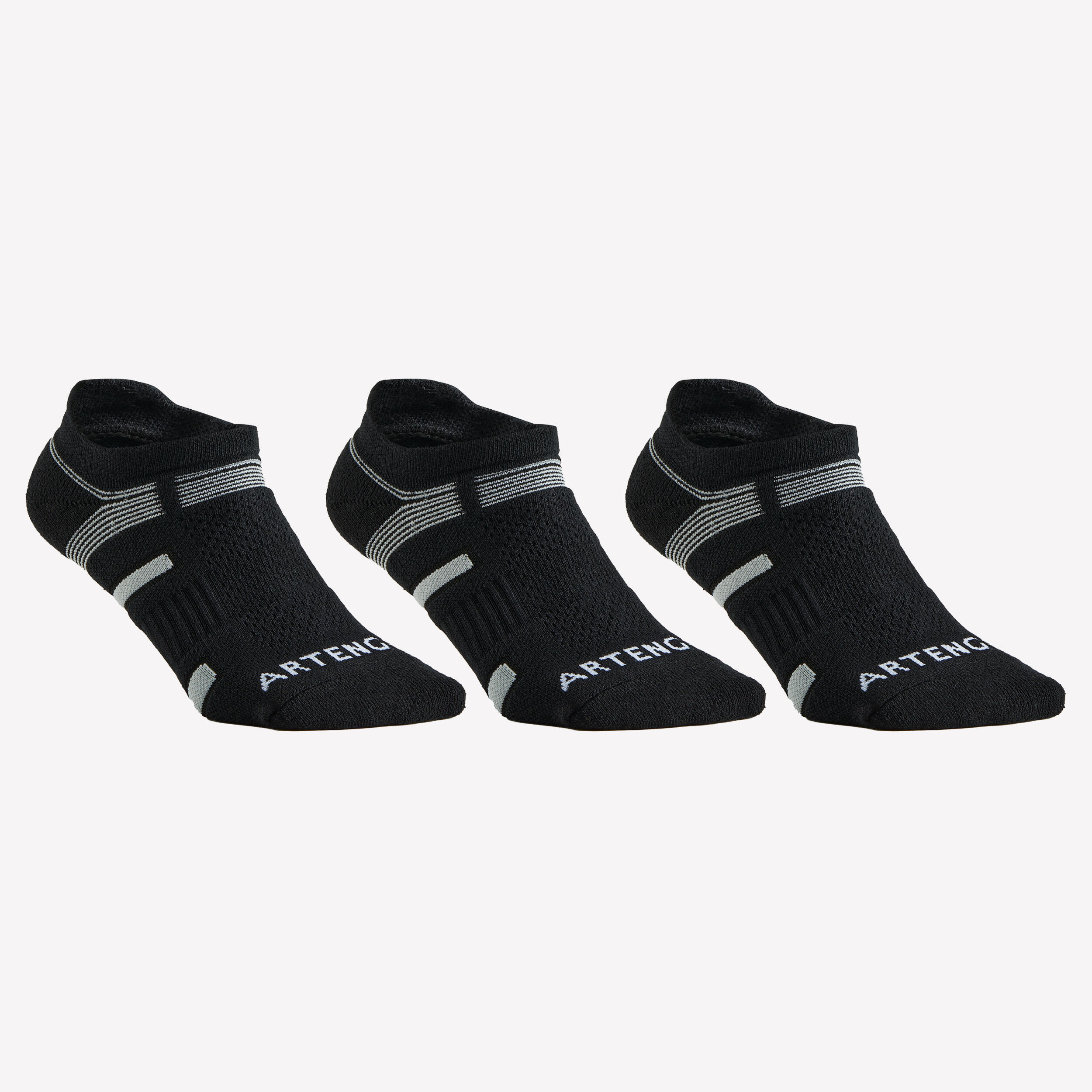 High Sports Socks RS 100 Tri-Pack - White - Decathlon