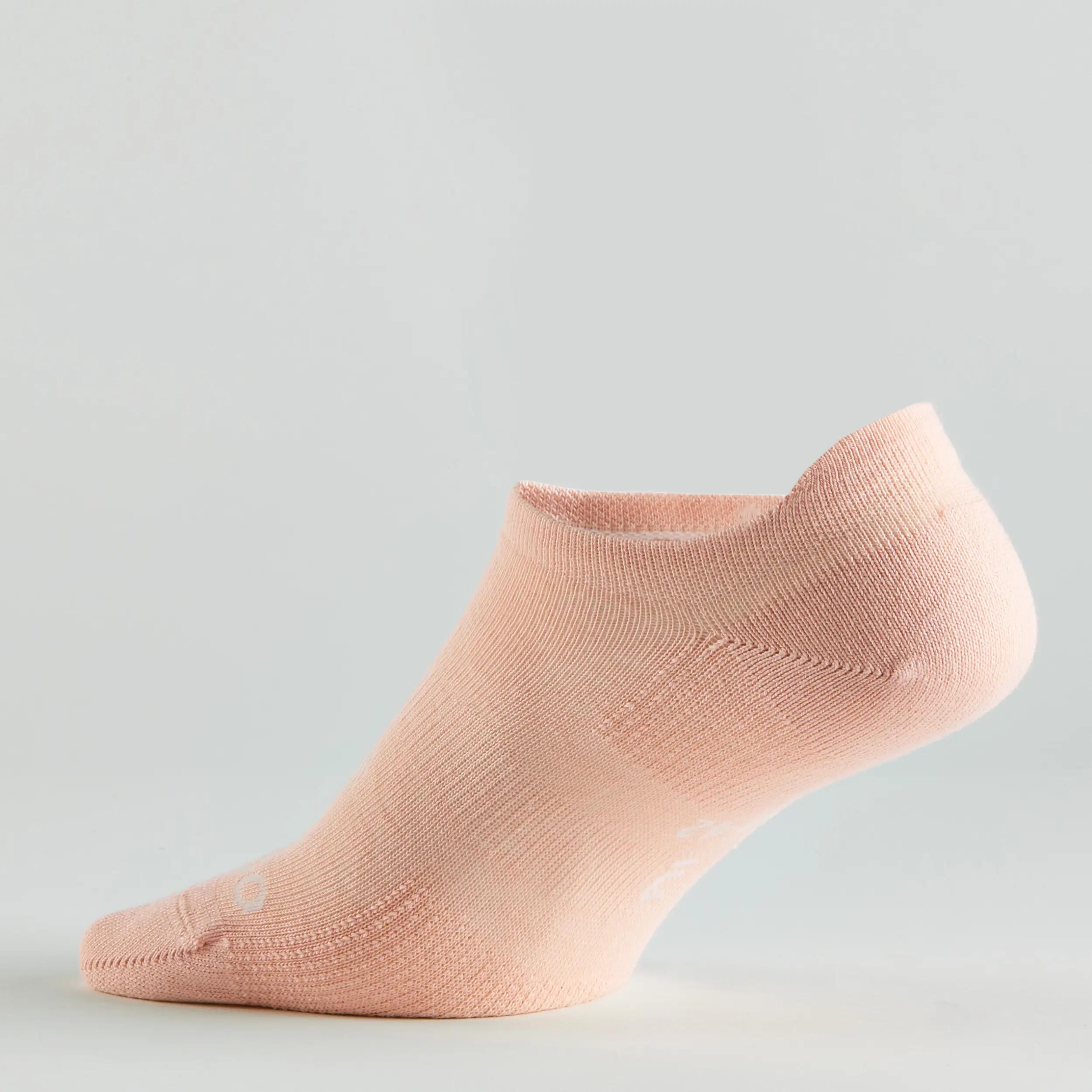 LOW SPORTS SOCKS RS 160 TRI-PACK - WHITE/ORANGE PATTERNS 8/14