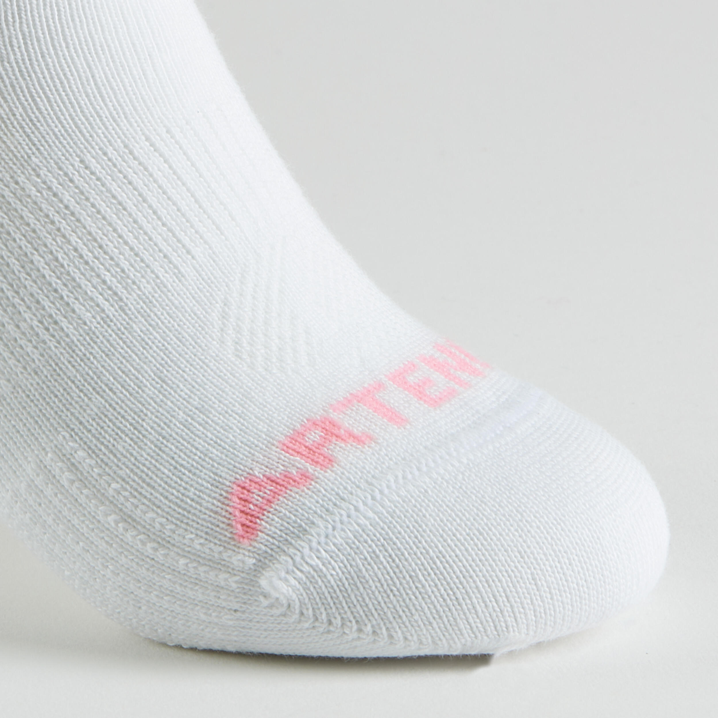 Kids' Low Tennis Socks Tri-Pack - RS 160 Pink/White/Navy - ARTENGO