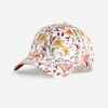 Schirmmütze Tennis-Cap TC 500 Gr. 56 beige mit Blumen