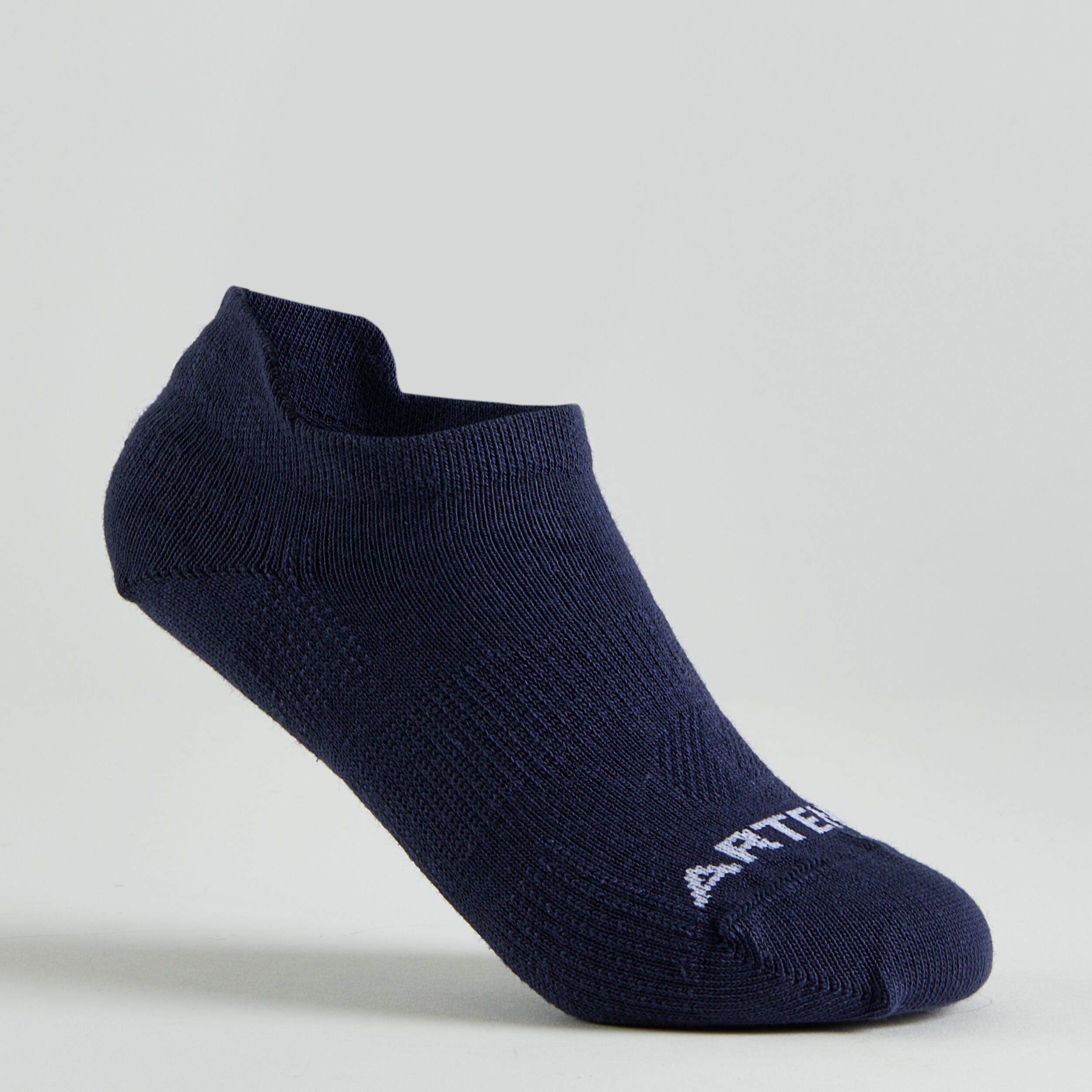 Kids' Low Tennis Socks Tri-Pack RS 160 - Pink/White/Navy 4/11