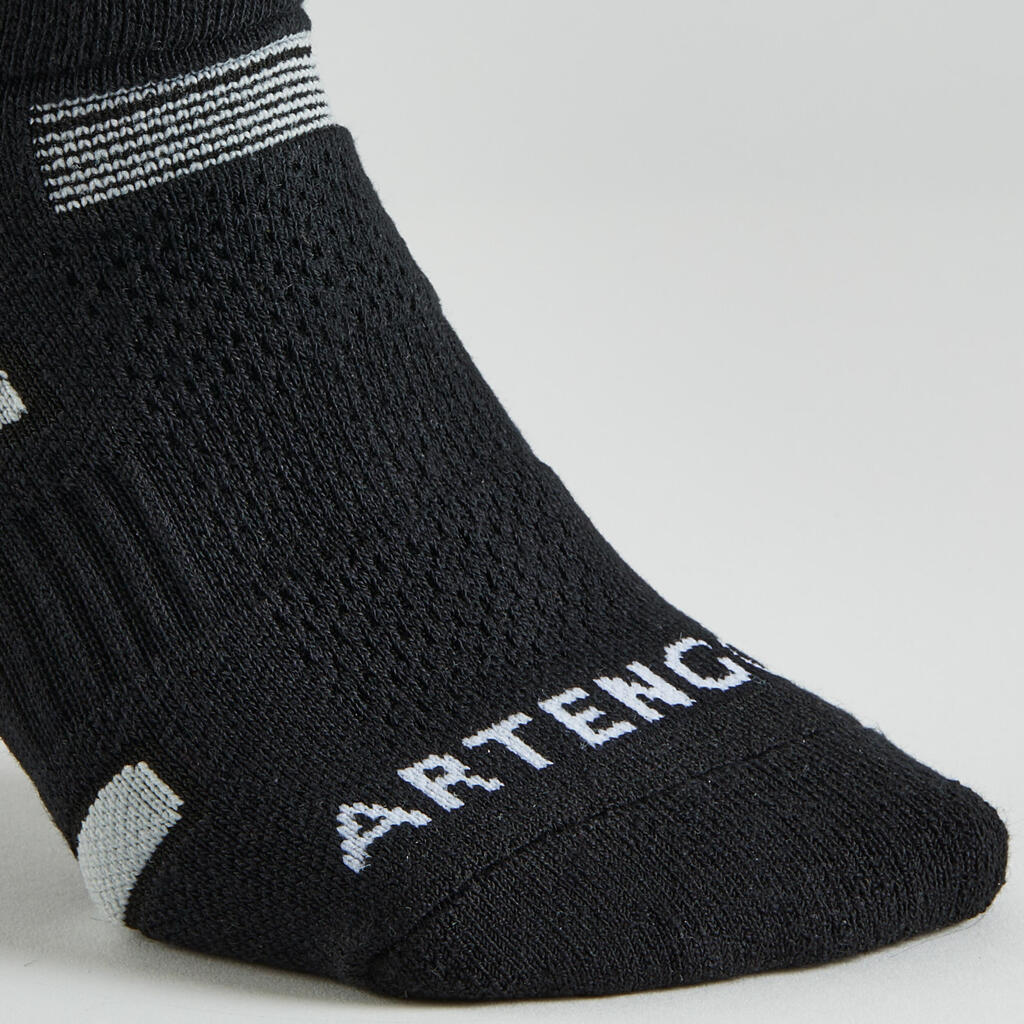 Trumpos sportinės kojinės „RS 560“, 3 poros, juodos, pilkos