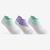 CHAUSSETTES TENNIS ENFANT BASSES ARTENGO RS 160 ROSE BLANC MARINE LOT DE 3