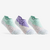 CHAUSSETTES TENNIS ENFANT BASSES ARTENGO RS 160  ROSE BLANC MARINE LOT DE 3