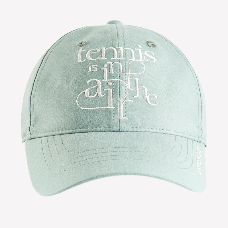 Șapcă Tenis TC500 Mărimea 54 Turcoaz cu imprimeu
