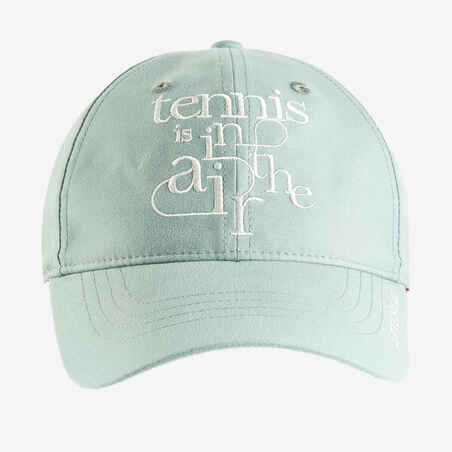 Teniso kepuraitė „500“, 54 dydis, žalia su logotipu
