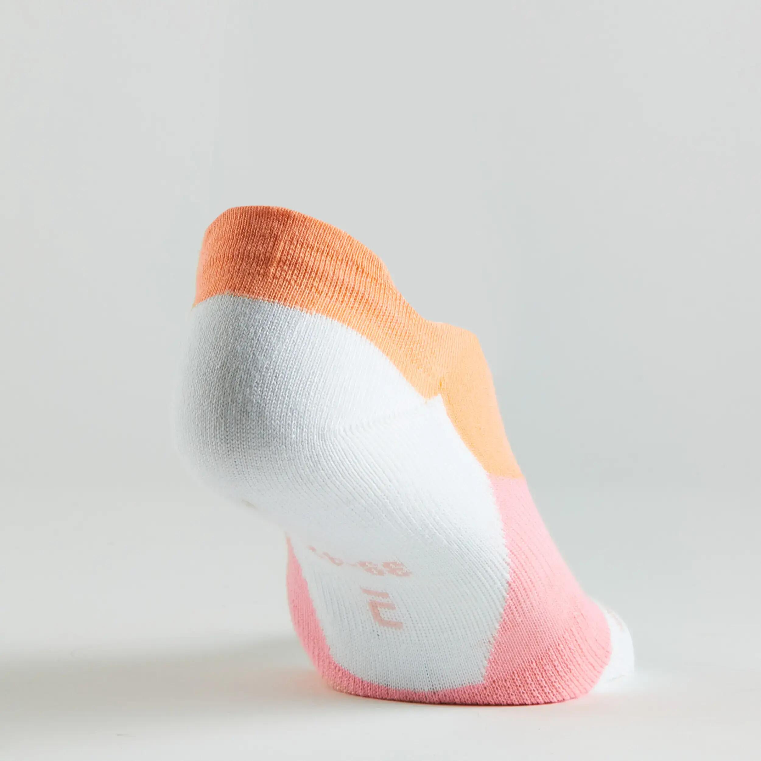 LOW SPORTS SOCKS RS 160 TRI-PACK - COLOUR BLOCK/APRICOT 5/14