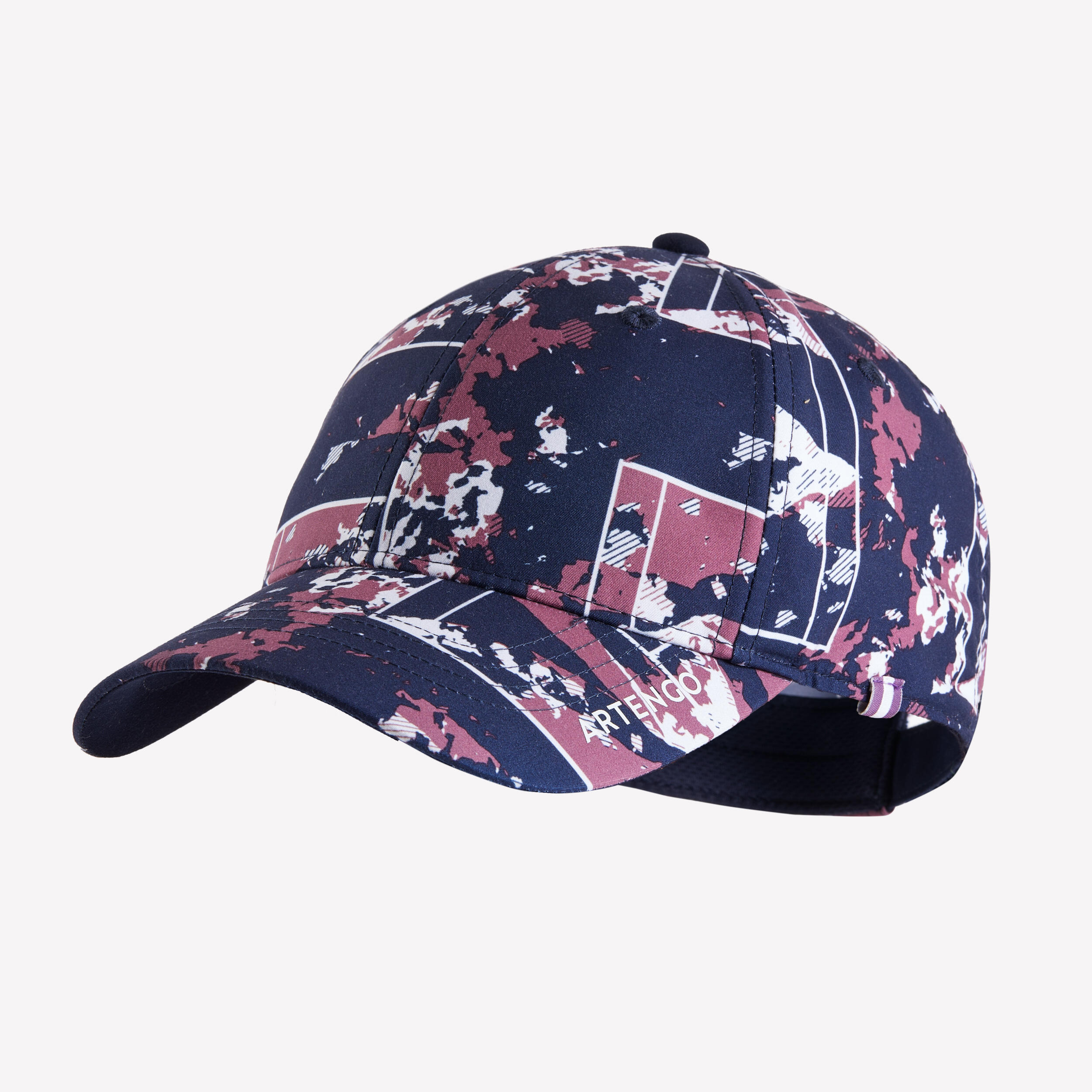 Tennis Cap Size 58 TC 500 - Navy Print 1/4