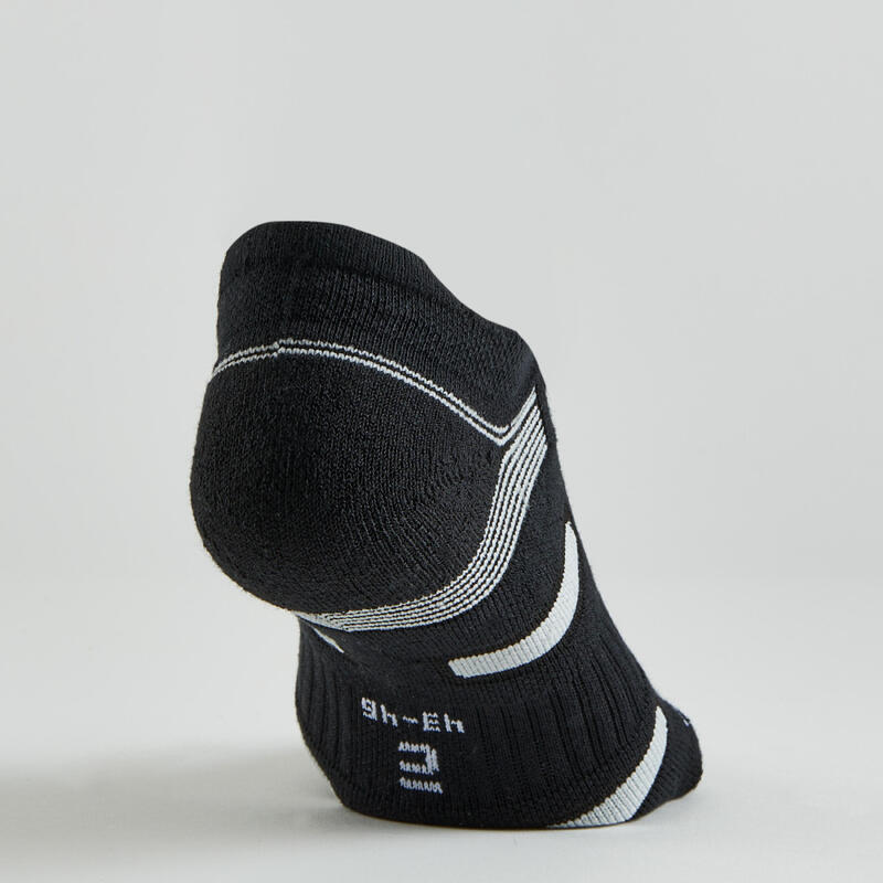 Tennissocken Low 3er Pack - Artengo RS560 schwarz/grau