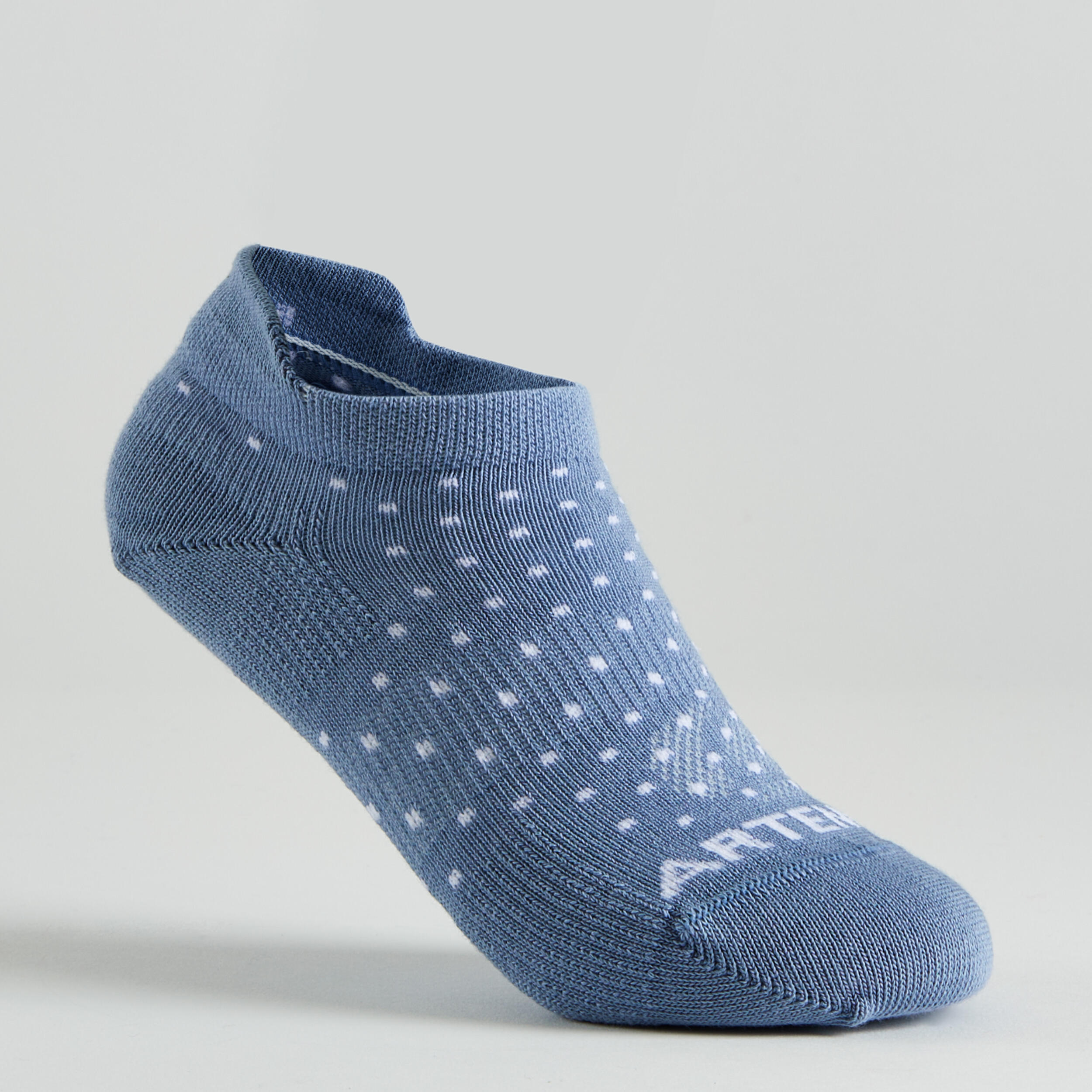 Niedrige Tennissocken für Kinder artengo rs 160 Weiss Rosa, 3 Paar pro Packung 4/4