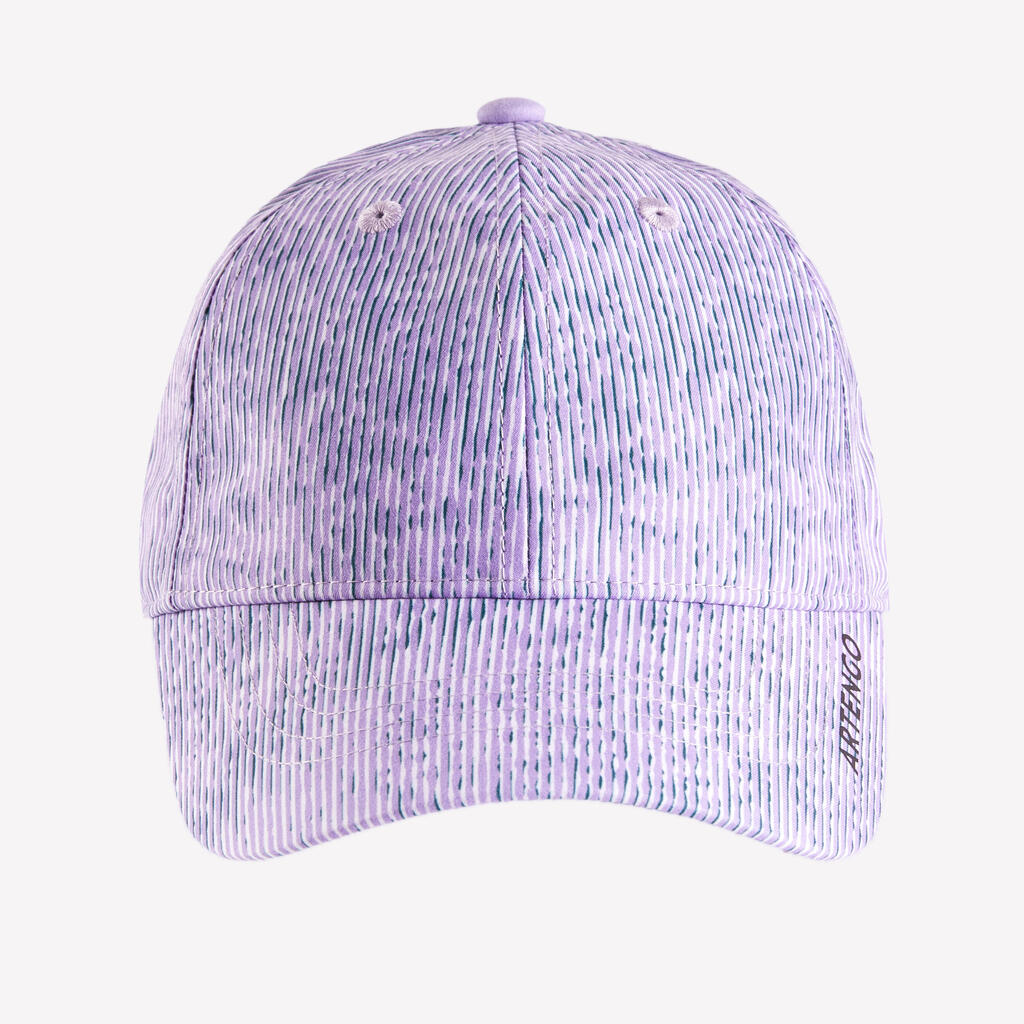 Schirmmütze Tennis-Cap TC 500 Gr. 54 violett/marineblau