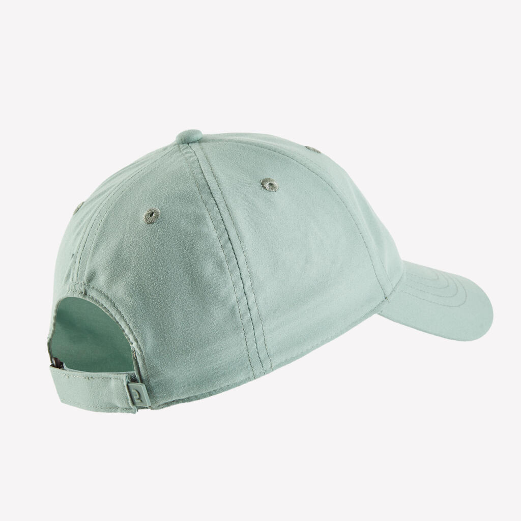 Tenisa cepure ar nagu “TC 500”, 54. izmērs, zaļa / ar logotipu