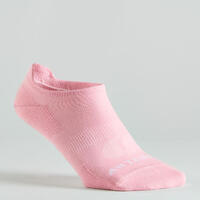 CHAUSSETTES DE SPORT BASSES ARTENGO RS 160 ROSE BLANC BLEU CHINE LOT DE 3