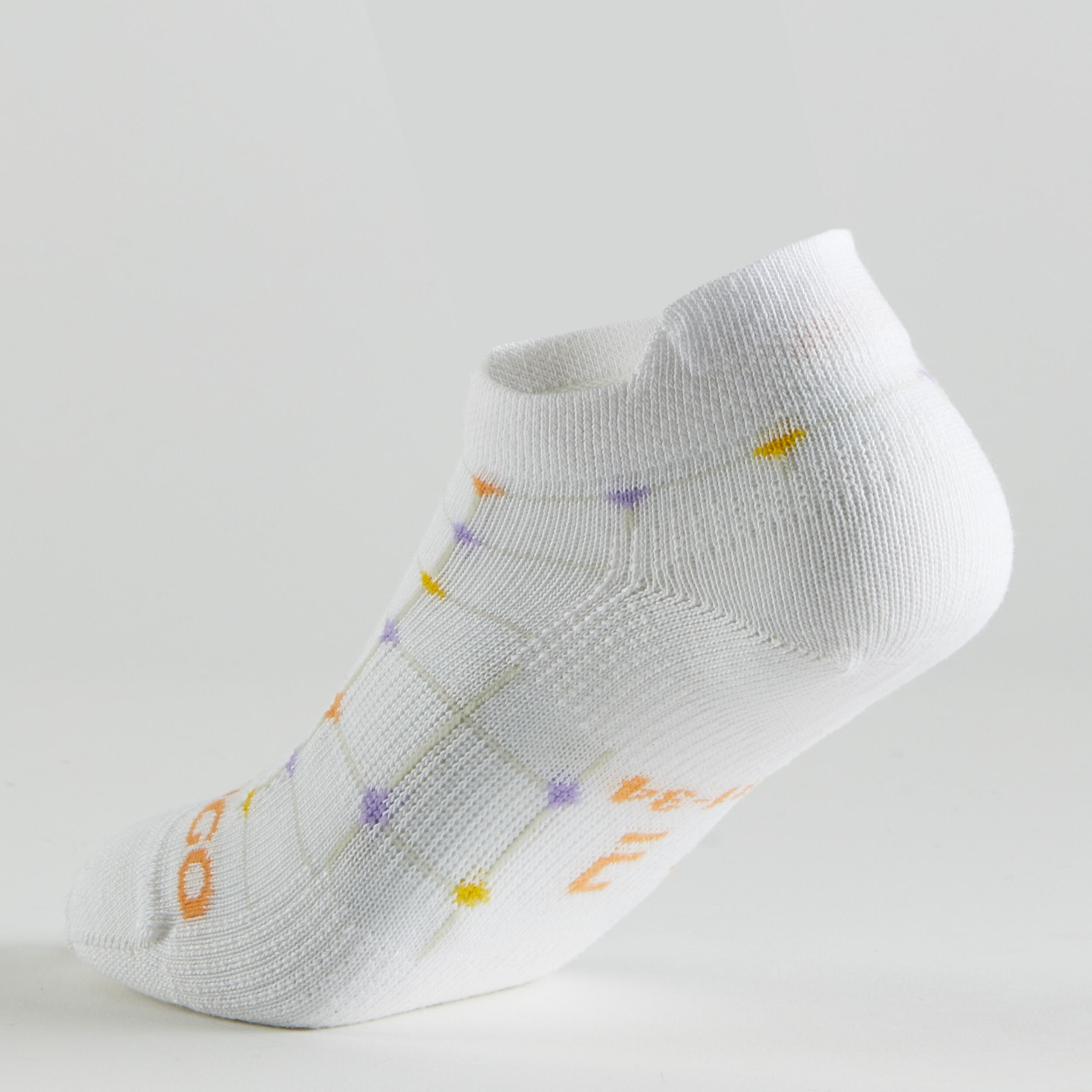 Kinder Tennissocken Low 3er-Pack - RS 160 orange/weiss/marineblau 3/4