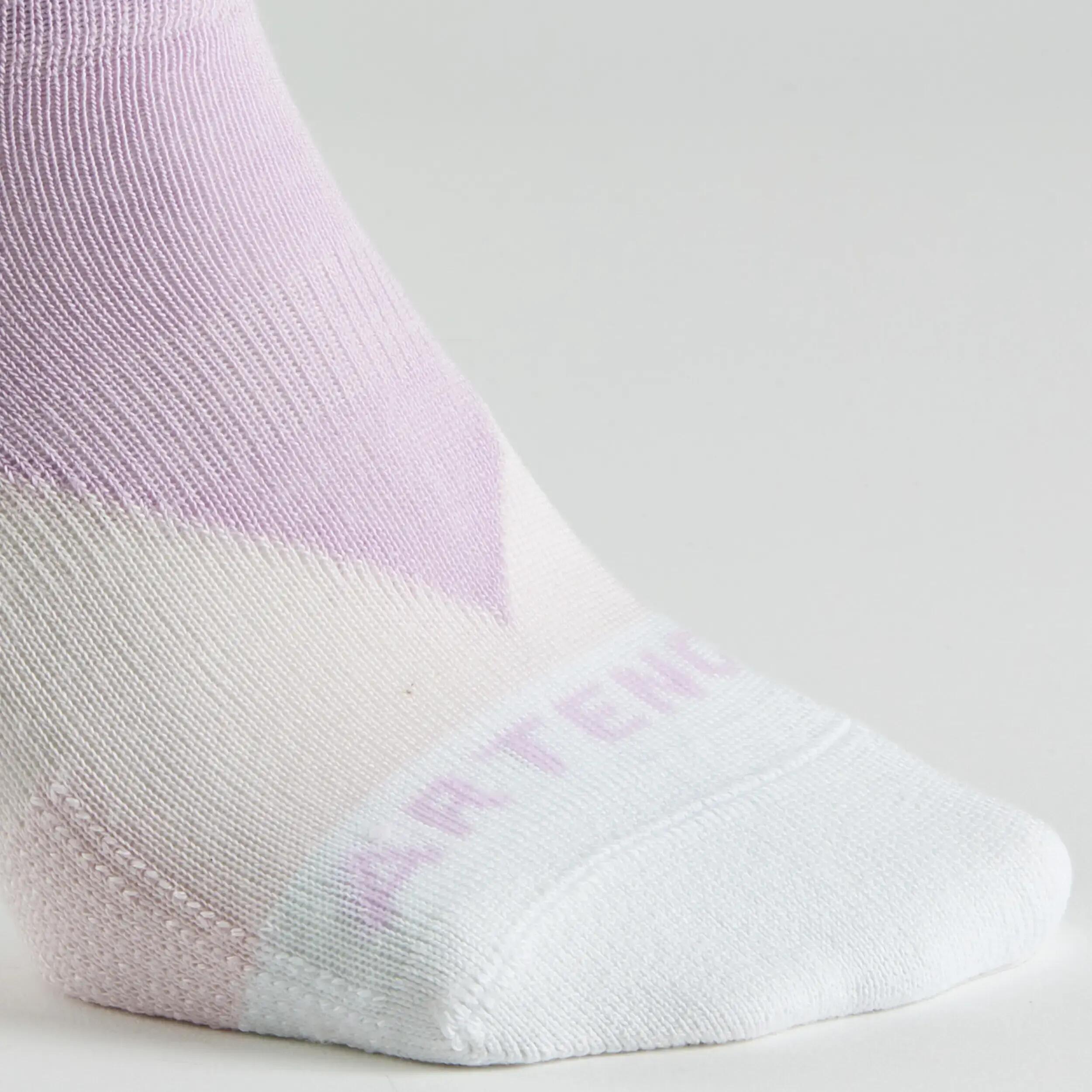 LOW SPORTS SOCKS RS 160 TRI-PACK - COLOUR BLOCK/APRICOT 10/14